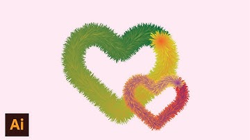 Adobe Illustrator Tutorial  How to create Realistic 3D fur effect