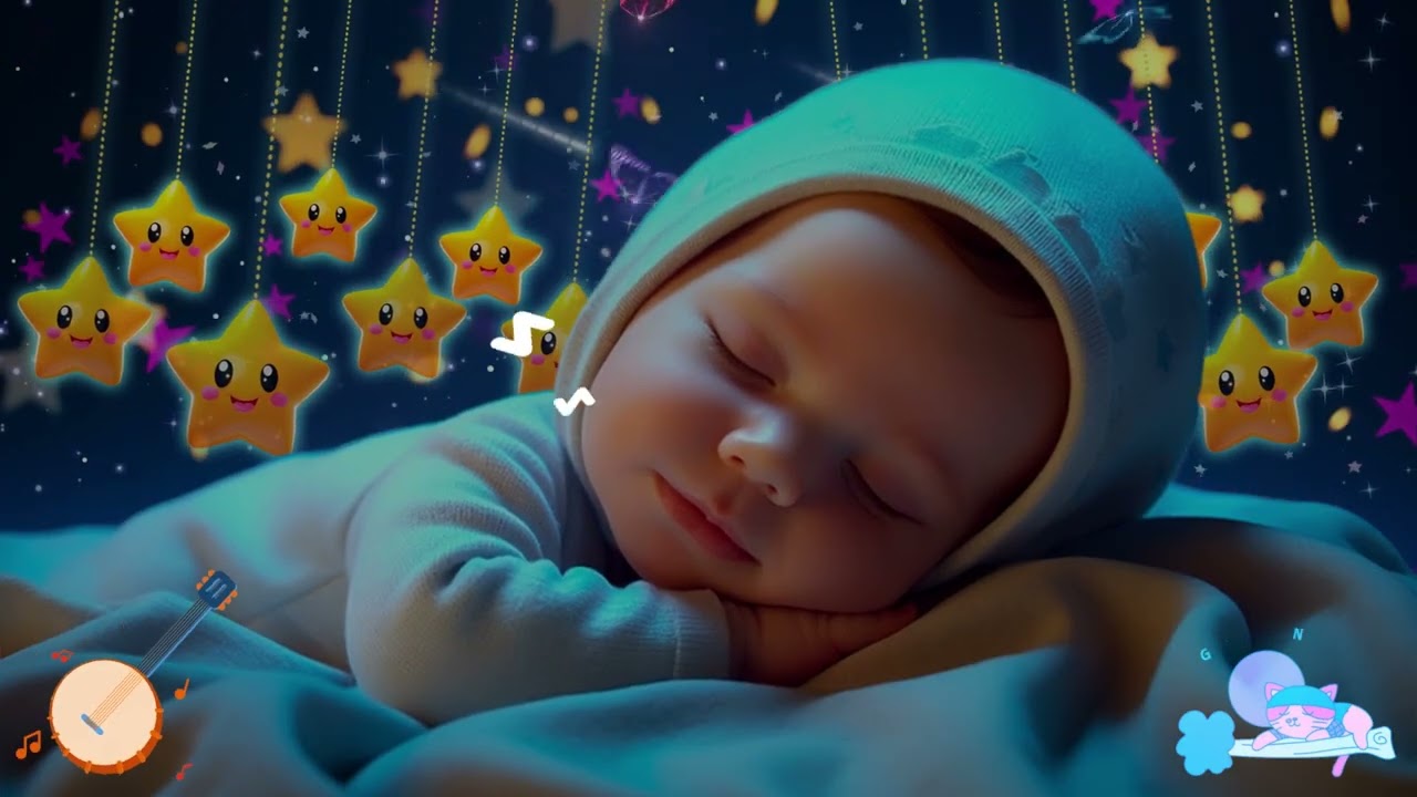 Sleep Instantly in 3 Minutes 🌙 Baby Sleep Music 🎵 Mozart & Brahms Lullabies 💤 Baby Fall Asleep
