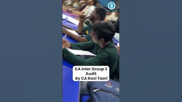 CA Inter Group 2 Audit by Ravi Taori | Vsmart Academy