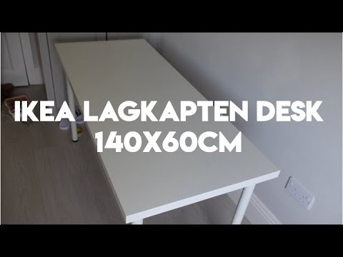 LAGKAPTEN / ALEX escritorio, blanco, 200x60 cm - IKEA