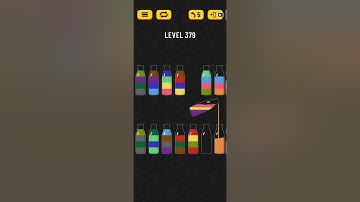 Soda Sort Puzzle Level 379 Walkthrough Solution Android/iOS