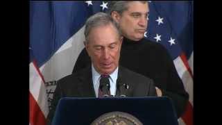 Mayor Michael Bloomberg Presides Over A Bill Signing Ceremony