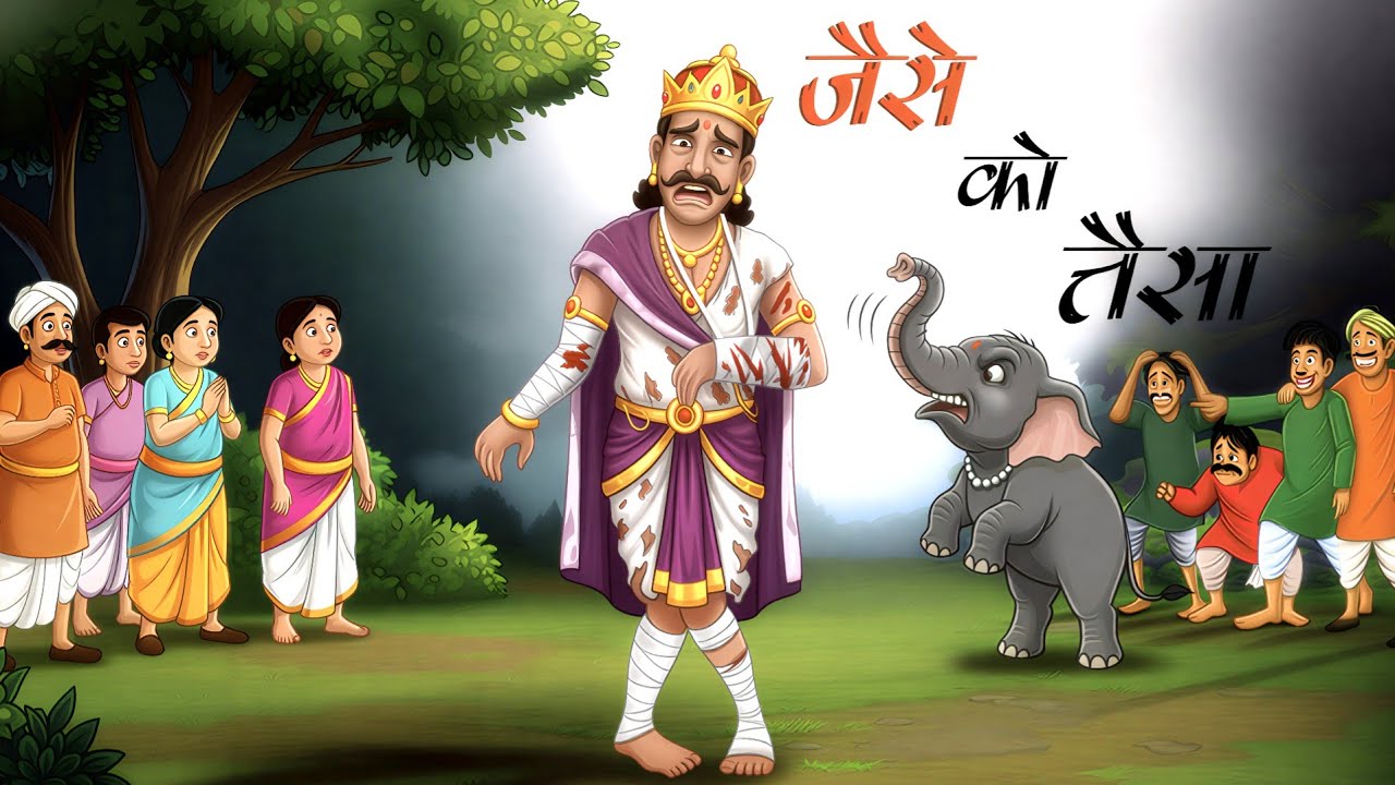 जैसे को तैसा | JAISE KO TAISA | HINDI KAHANIYA | HINDI STORIES | Desi Toons