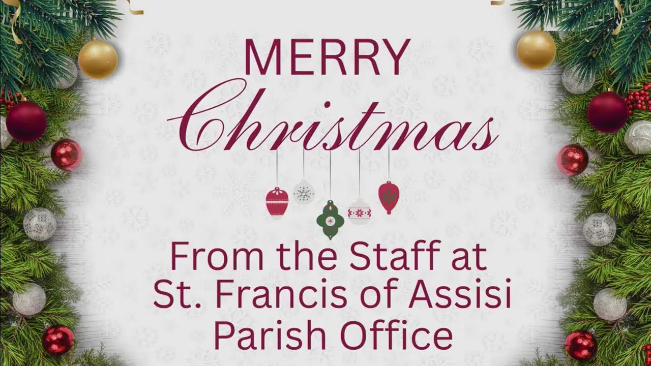 SFA Christmas Mass 4pm, 2025