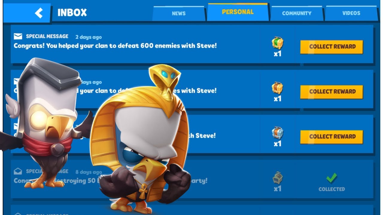Collecting Zooba Steve clan rewards! YouTube