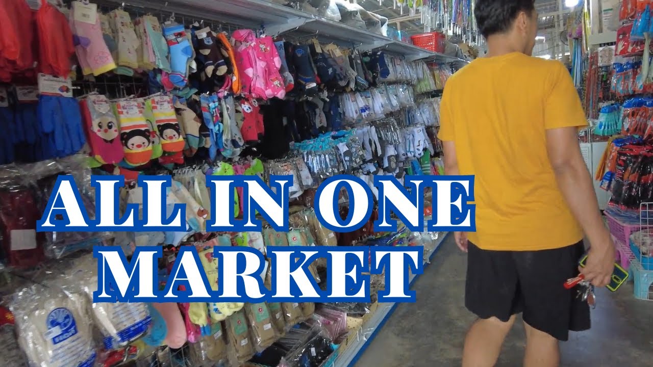 [4K 60fps] ALL IN ONE MARKET HUA HIN WALKING TOUR #walkingtour #huahin ...