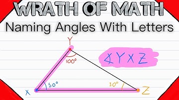 How to Name Angles with Letters | Naming Angles, Geometry