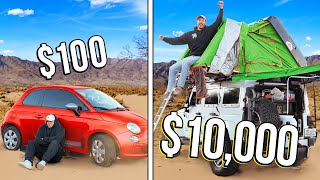 $100 vs $10,000 Car Camping! *Budget Challenge* by JStu 2,213,952 views 3 months ago 36 minutes