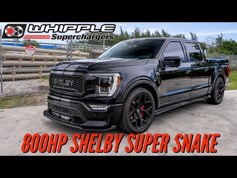 800HP SHELBY F150 SUPER SNAKE | 0-60 IN 3.3 Seconds! | Race Ported Whipple Supercharger & FLEX FUEL!