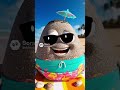 Pet Rock's Vacation Glow Up #funny #shorts