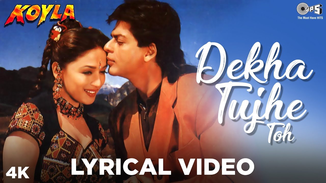 Dekha Tujhe Toh Lyrical   Koyla  Kumar Sanu Alka Yagnik  Shahrukh  Madhuri