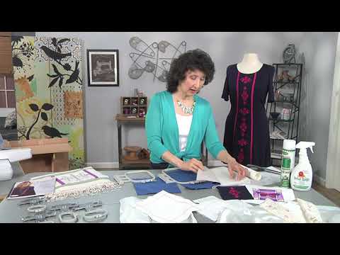 Embroidery tips to reduce puckering on It’s Sew Easy with Joanne Banko. (2012-3)