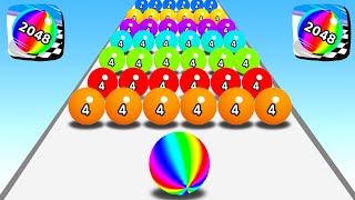 Ball Run 2048 - All Levels Gameplay Android,ios game Mobile Game (Levels 16-17)