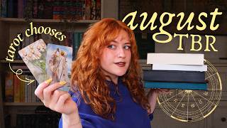 tarot cards choose my August TBR 💫📚 (best reading month yet)