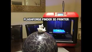First 3D Print With The Flashforge Finder 3D Printer