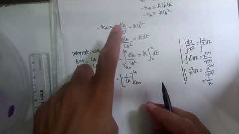 Lecture 22 Integral Method For Second Order Irreversible Reaction