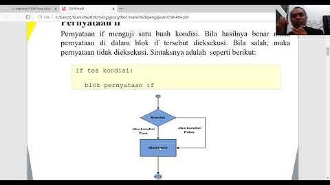 Pertemuan 4  Percabangan