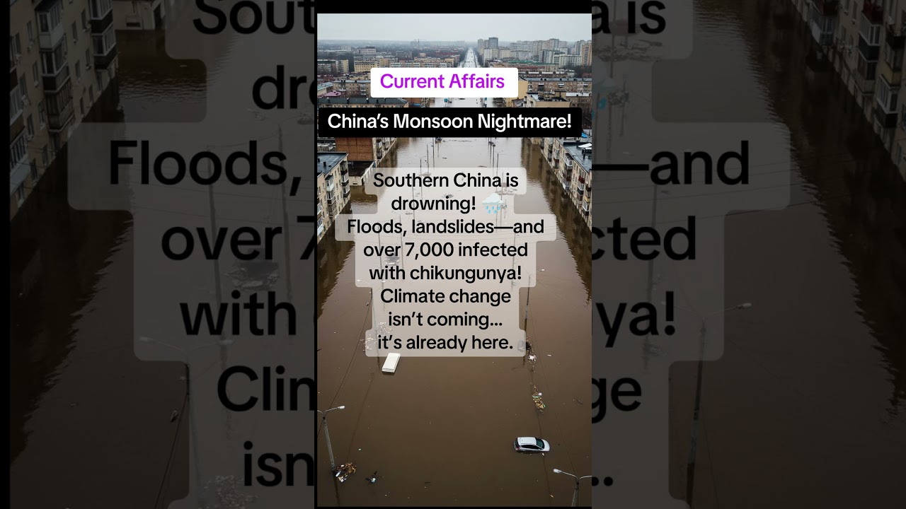 China’s Monsoon Disaster 2025 | 7,000+ Infected as Floods Devastate Guangdong | PrepSnap 2.0