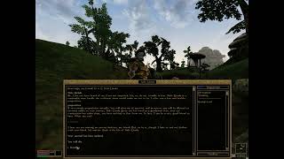 A brief demonstration of a Morrowind Script Extender mod thingamajig I did