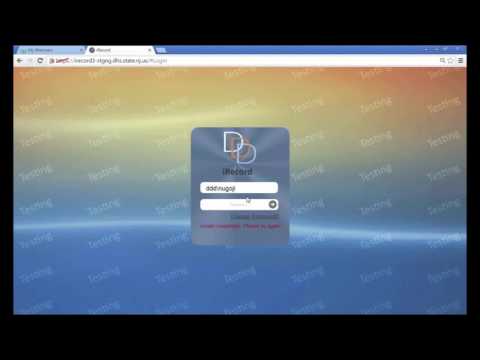 iRecord Tutorials - Login v2