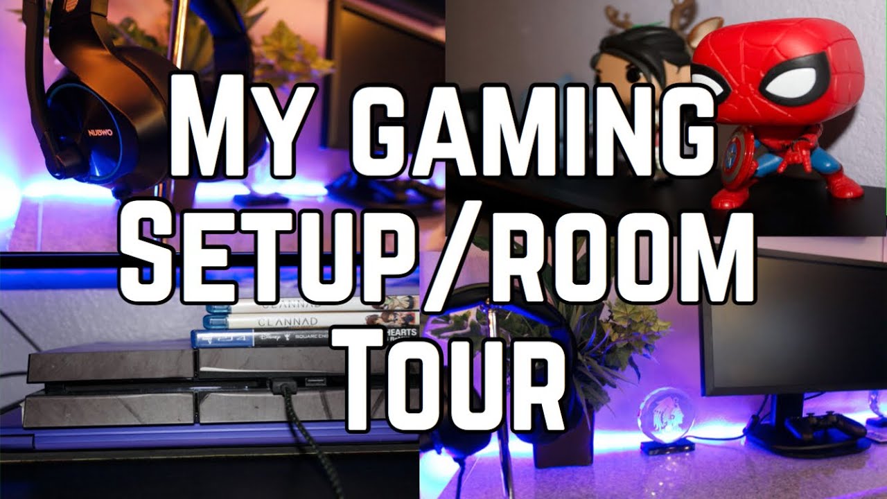 MY PS4 GAMING SETUP/ROOM TOUR