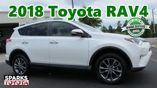 Certified 2018 Toyota Rav4 Limited At Sparks Toyota In Myrtle Beach, Sc - P7860