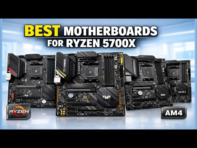 Best Motherboards for Ryzen 7 5700X (Budget to Premium) - YouTube