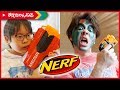 全編寸劇！ナーフ トライブレイクで大量ゾンビを倒す！【NERF】NERF TRI-BREAK | まえちゃんねる
