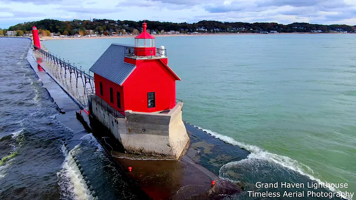 Must See Fall Colors at the Grand Haven Lighthouse 4K Pure Michigan