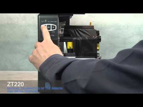 Zebra - ZT220: Manual Calibration