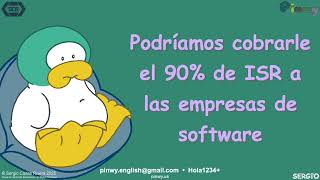 Pinwy | Cobrar 90 % ISR a sofware