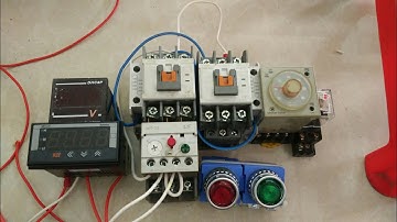 Điều Khiển Luân Phiên 2 động cơ 1 timer Thao Tác Đấu Nối Trực Tiếp