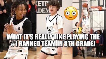 8TH GRADERS DUNKING EVERYTHING! #1 RANKED TEAM GOES CRAZY!