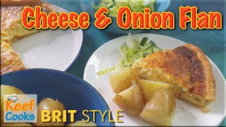 Cheese And Onion Flan