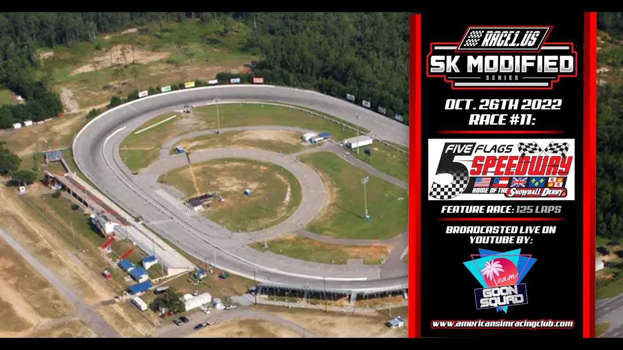 ASRC Race1 SK Modified Series - Race 11 - 5 Flags Speedway - YouTube