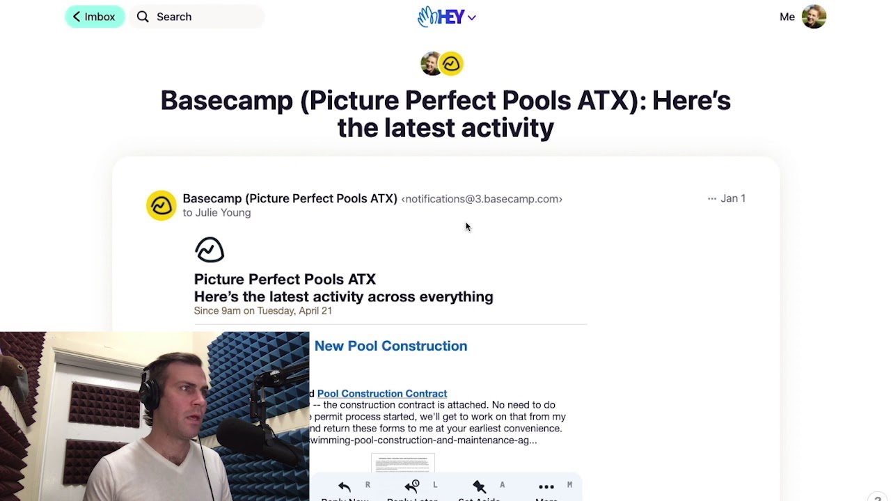 Bundle emails in HEY