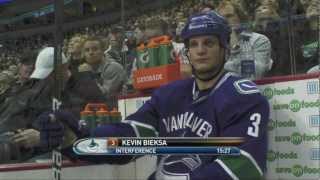 Alain Vigneault laughing at "Still Bieksa"