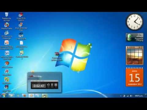 Como descargar la camara para grabar mi pantalla de mi pc 