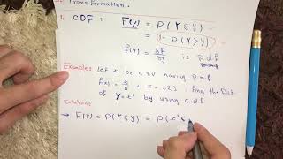 Mathematical Statistics-Cumulative Distribution Function technique kurdish by Didar Akram part_29
