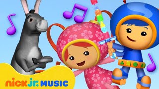 Team Umizoomi What Does Donkey Eat? Sing Along! 🐴 Circle Time Songs | Nick Jr. Music