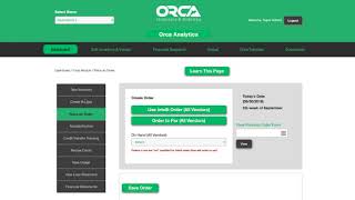 Orca Inventory Commissary Demo