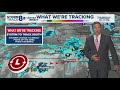 Shower chance by Friday morning