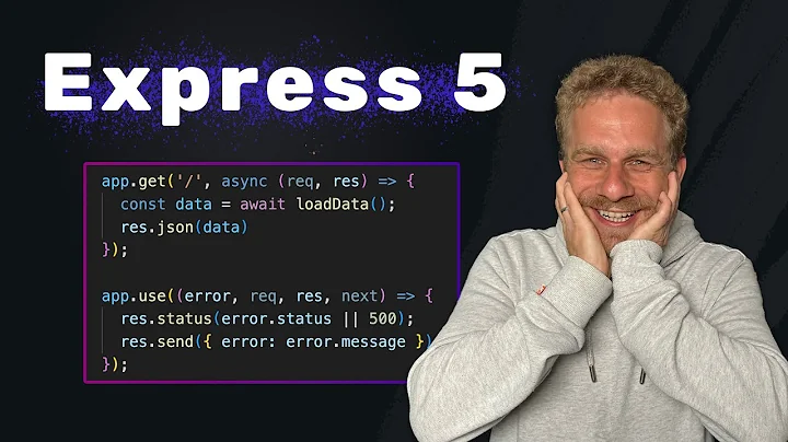 🤯 Express.js 5 is here (since a month already, actually) thumbnail