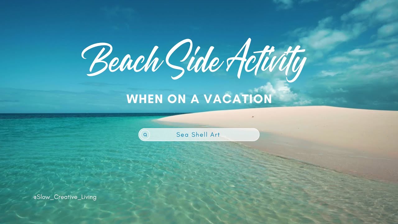 Costal Charm: Creating Mesmerizing Sea Shell Art from Shore to Home 🐚🎨