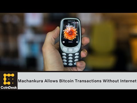 How machankura allows bitcoin transactions without an internet connection