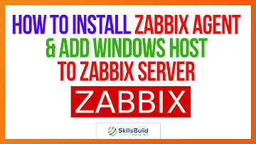 How to Install Zabbix Agent & Add a Windows Host to a Zabbix Server
