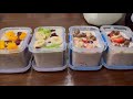 Overnight Oats with Chia seeds | my own version with dried cranberries and chocolate almond nuts 