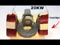 I turn 3 permanent magnets into 220v generator use copper wire...