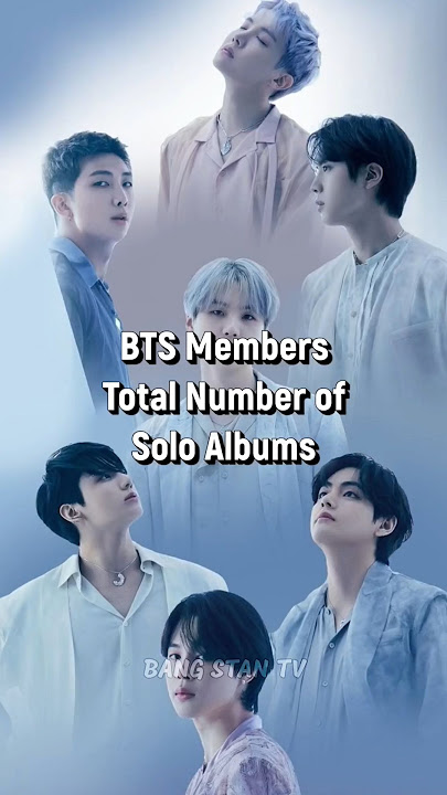 BTS Members all solo albums in 2025 #bts #album #kpop #shorts