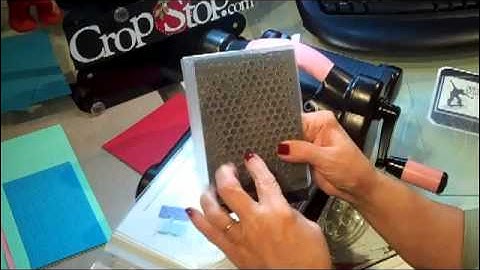 Embossing Folders in the Big Shot - Embossing Folder Tutorial Series #2